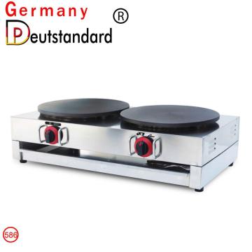 LPG Doppelgas Crêpe Maker Maschine mit CE zu verkaufen