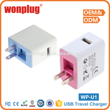 American wall charger us phone charger 2.1A CE Rosh certificate approved