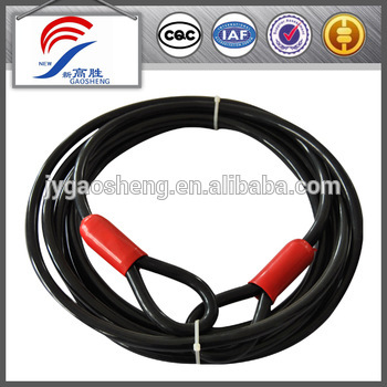 plastic coated galvanized steel wire rope sling