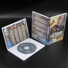 Standard Jewel CD Case Polypropylene CD Packaging Box Clear White Color PP CD DVD Case