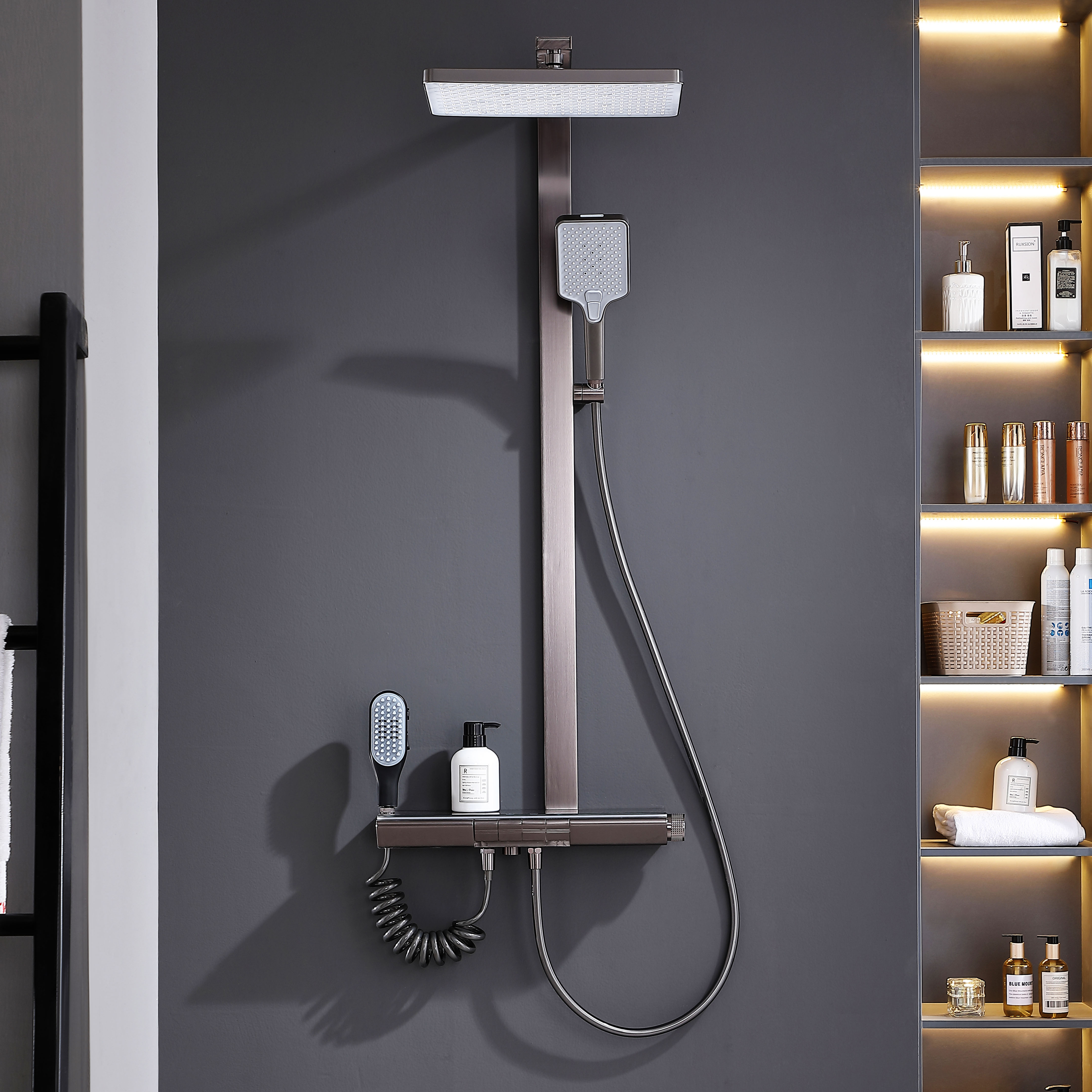 4045A grey digital shower set 4045A grey digital shower set