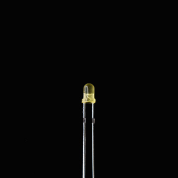 Super Bright 3mm Diffused Yellow LED 590nm 595nm