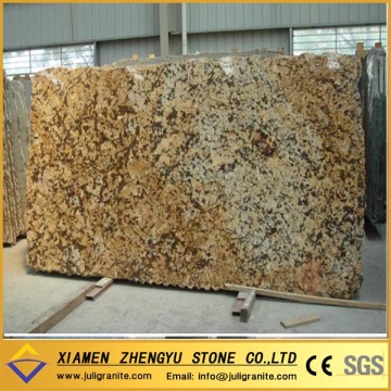High quality crystal yellow granite slab