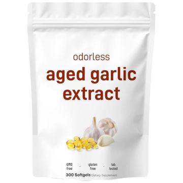 Odorless Aged Garlic Extract Softgel Capsules