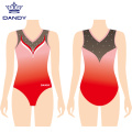 Custom heat printed sleeveless leotards