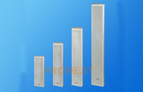 10w Commercial Column Linear Array Speakers , 70v For Indoor And Outdoor,90hz-19khz