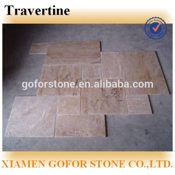 French pattern travertine pavers