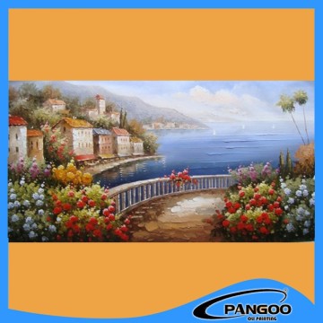 Wholesale Handmade Colorful Landscape Oil Paintings