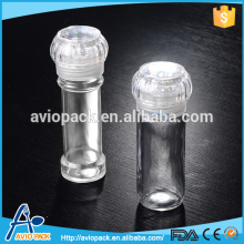 Top quality eco friendly PC glass mini salt & pepper mills