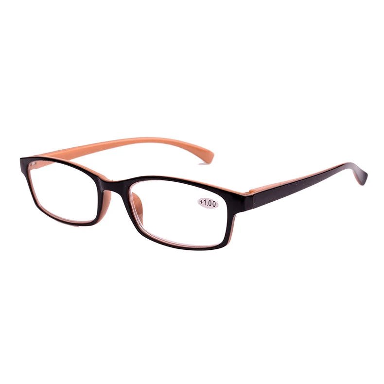 2019 Simple Double Color Spring Hinge Reading Glasses