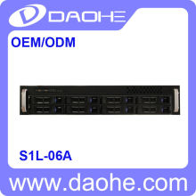 2U 8bay hotswap rack mount chassis