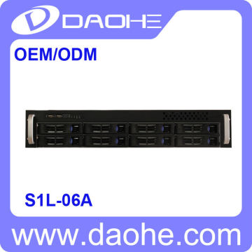 2U 8bay hotswap rack mount chassis