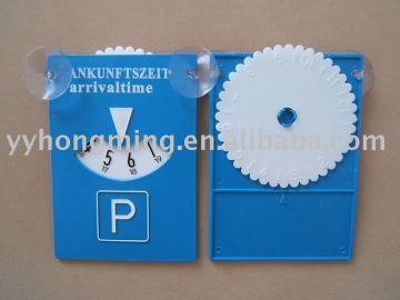 PS Plastic Parking Disc Parking Disk with Cupule Car Parking disc