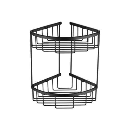 Wall Mounted Double Basket Shower Shelf