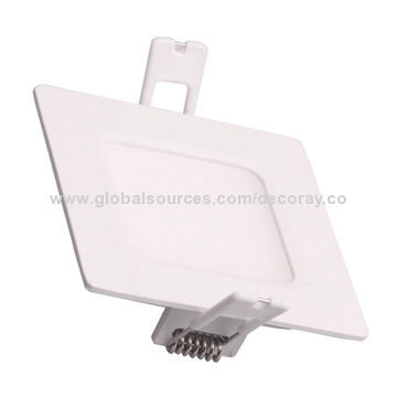 2835 SMD High-efficiency Eco-star Series Foursquare LED Panel Light, 3,000/4,000/6,000K CCTNew