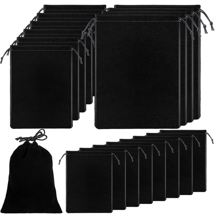 Bolsa de microfibra de cordas de cordão ajustável Adjustable Drawstring Bags Microfiber Pouch