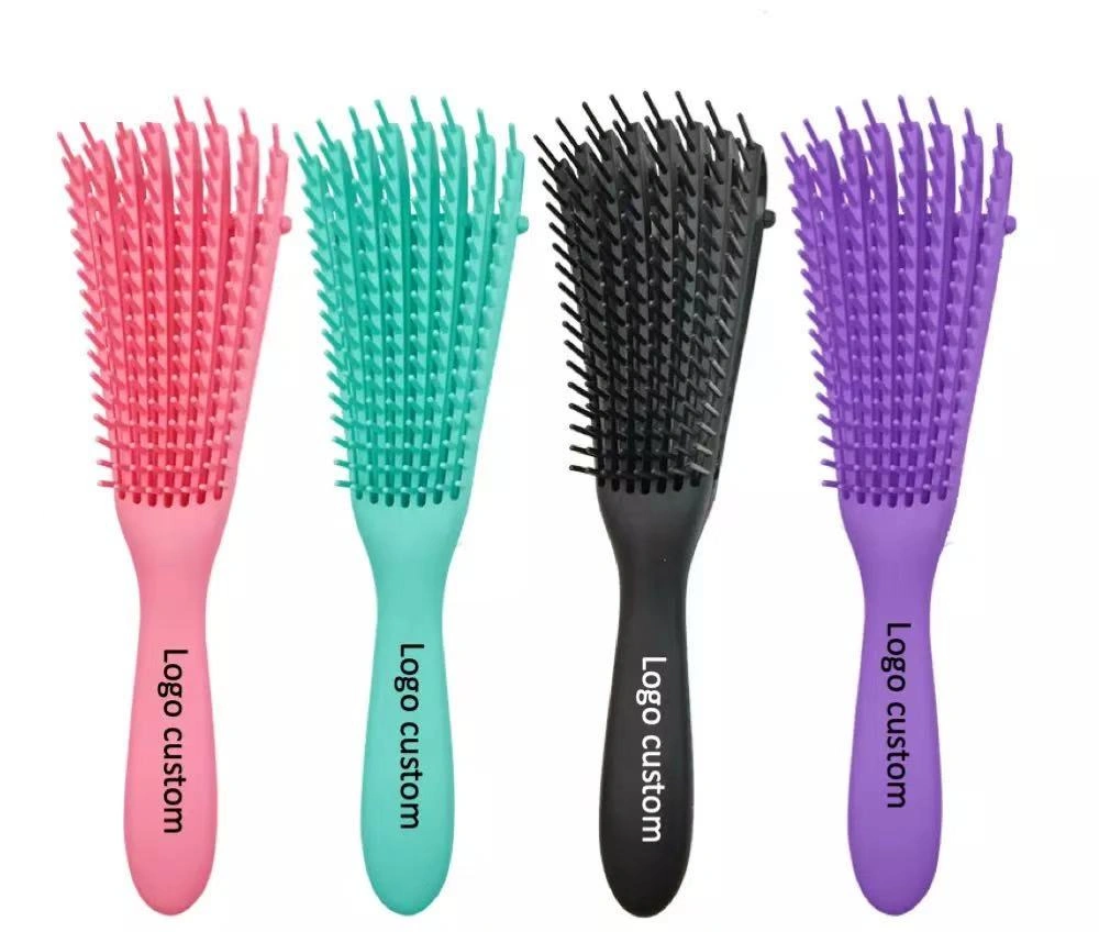 Pink Curly Detangling Curly Hair Brush