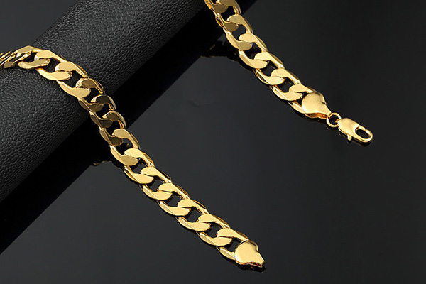 18K Gold Plated Copper Chain Necklace