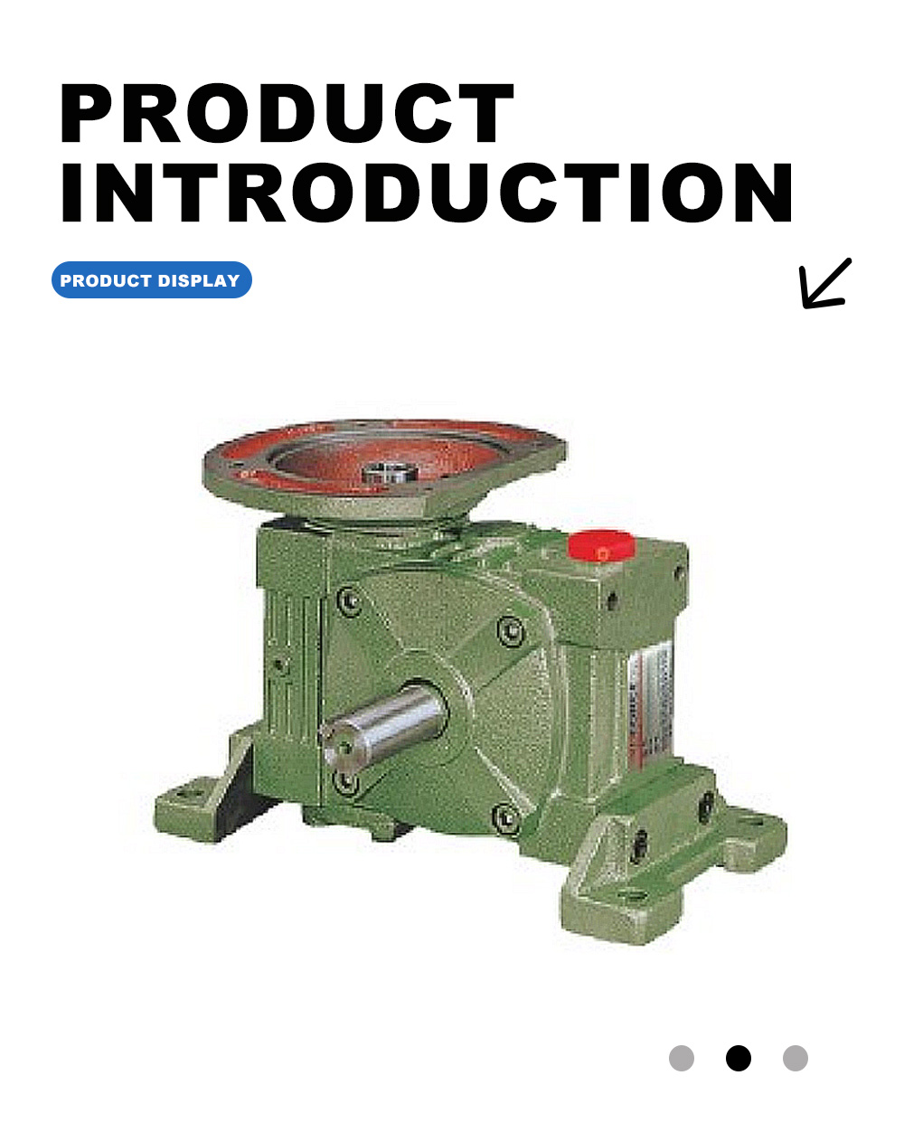 Червячный редуктор WPWDT с фланцевым креплением X WPWDT Flange Mount Worm Reducer X