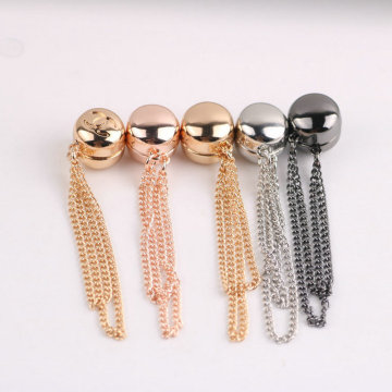 Muslim Women Magnet Hijab Scarf Clips - Safety Hijab Pins with Chain