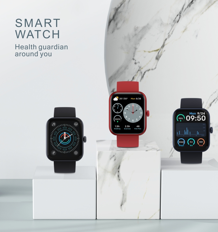 Wasserbeständige Uhr 5ATM echte Herzfrequenzsensor Smart Armband Männer Frauen Sport Smartwatch
