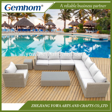 Modern all weather wicker outdoor furniture with cushion