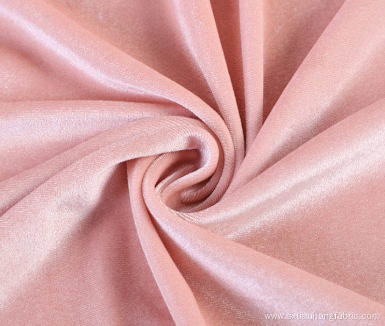 100% Polyester Korean Velvet Fabric