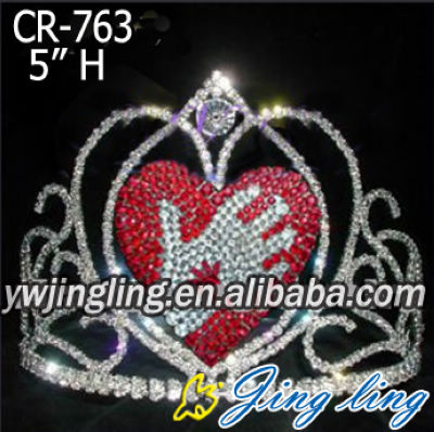 Love Heart Pageant Crowns