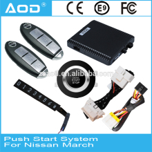 For Nissan March Push start, Push button engine start, remote start, remote engine start