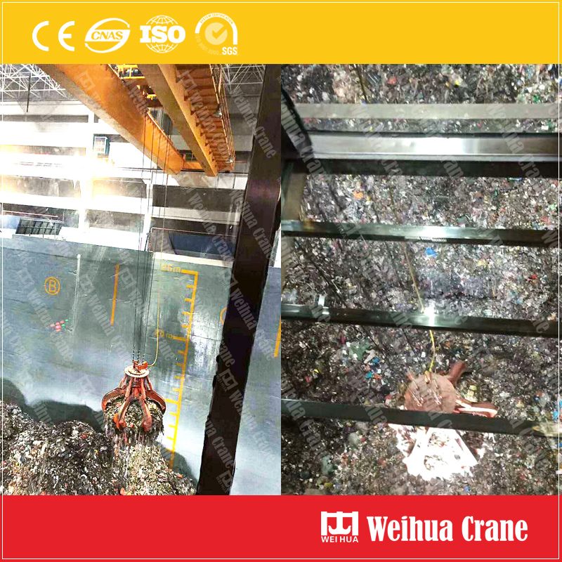 Waste Handling Grab Crane