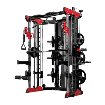 Force Multi Squat Rack with Functional Trainer and Smith Machine Cable Crossover