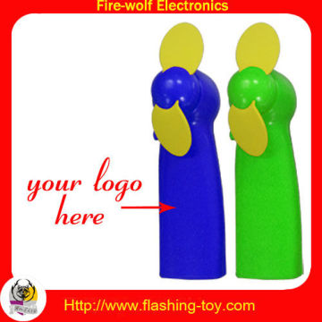 Mini Advertising Plastic Programmable Message Fan As A Gift