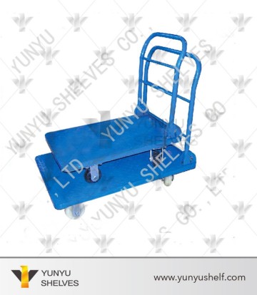 warehouse hand trolley with wheel