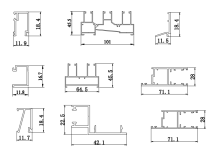 Thai Craftsmanship Aluminum Window and Door Profiles