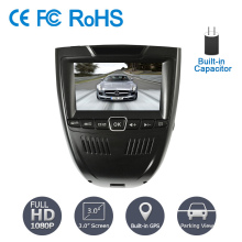 NT96655 Full HD 1080P Built-in GPS double camera hd dvr