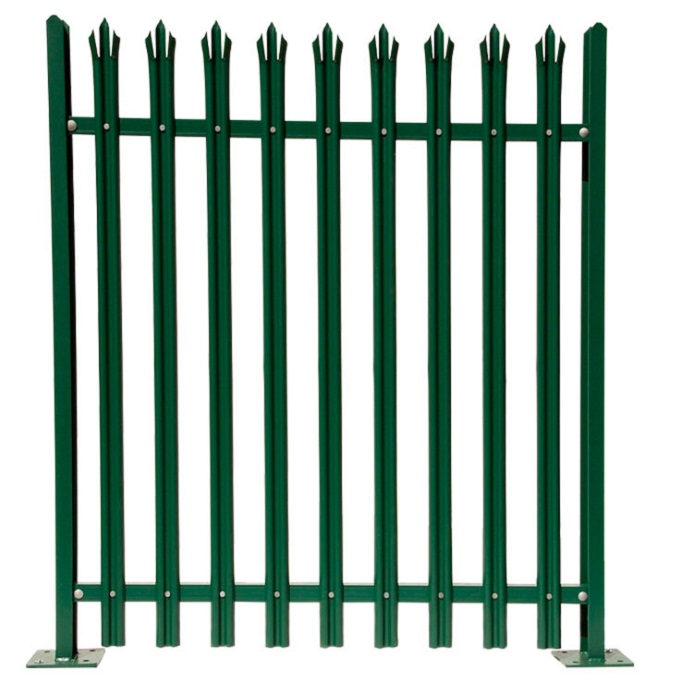 ديكور PVC الصلب المغلفة D قسم السور Palisade