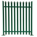 Декоративная сталь с ПВХ покрытием D Секция Palisade Fence