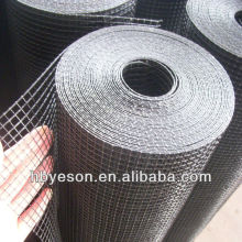 black wire welded mesh/1/2"x1/2" welded black wire/trade assurence welded mesh factory