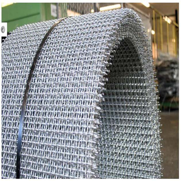 crushing crimped mesh