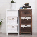Coffee Color Wooden Nightstand Bed Side Table
