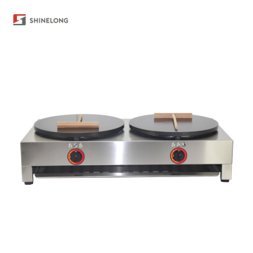 Hot Sale Health Double Plate Gas Crepe and Pancake Makers