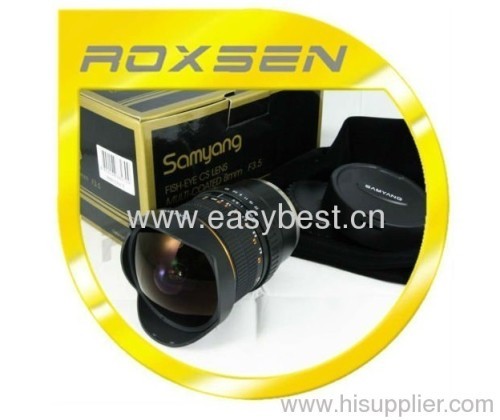 Samyang 8mm F3.5 Mc Fisheye Cs φακό για Nikon Dslr Slr