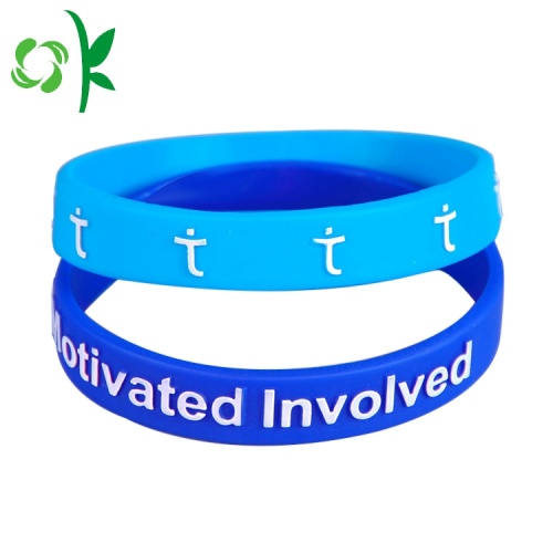 Giá rẻ Embossed Simple và thời trang phong cách Silicone Bracelet