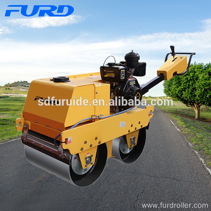 Double Drum Pedestrian Road Roller with Imported Pump (FYLJ-S600C)