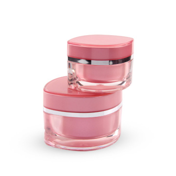Recyclable Cosmetic Dual Chamber ABS Plastic airless jar