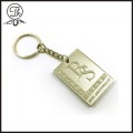 Laser logo kustom logam botol pembuka keychain