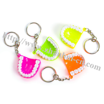 False Teeth Keychain Toy