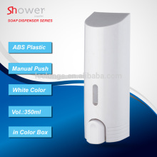 350ml White Box Liquid Manual Push soap dispenser price cheap