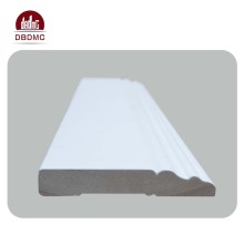 Moisture-proof Laminate mdf board for white primed skirting baseboard