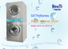 Coin Operated Stackable Washer Dryer Commercial Laundry Machine